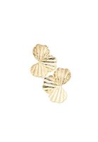 Bayan Altın Dokulu Küpe