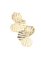 Bayan Altın Dokulu Küpe