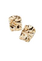 Bayan Altın Dokulu Küpe