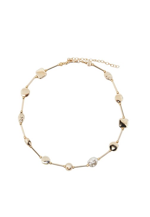 Altın Detaylı Kolye