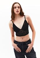 Tül Detaylı Bralet ve Pantolon Kombini