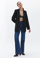 Bayan Siyah Biye Detaylı Bralet