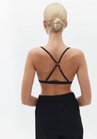 Bayan Siyah İnce Askılı Bralet