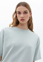 Bayan Yeşil Sıfır Yaka Sweatshirt