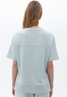 Bayan Yeşil Sıfır Yaka Sweatshirt