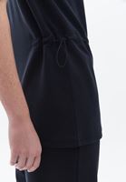 Bayan Siyah Yüksek Yaka Sweatshirt ( MODAL )