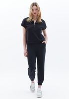 Yumuşak Dokulu Sweatshirt ve Culotte Pantolon Kombini 