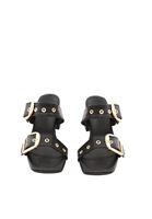 Bayan Siyah Toka Detaylı Topuklu Terlik