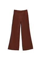 Bayan Kahverengi Wide-Leg Pantolon ( TENCEL™ )
