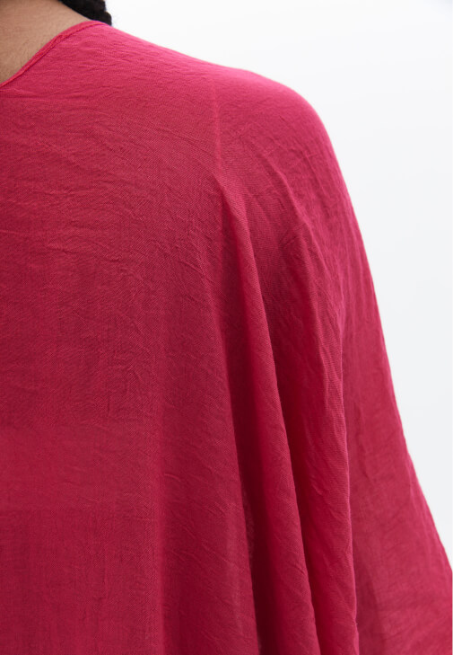 Bağcıklı Kimono ve Pamuklu Şort Kombini