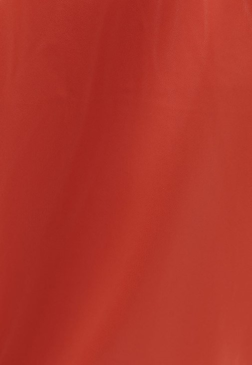 Vegan Deri Ceket ve Wide-Leg Pantolon Kombini