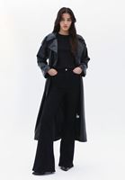 Bayan Siyah Ultra Yüksek Bel Flare Pantolon