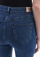 Bayan Lacivert Ultra Yüksek Bel Flare Pantolon 