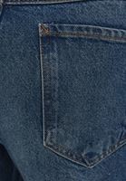 Bayan Mavi Ultra Yüksek Bel Barrel-Fit Pantolon