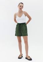 Bayan Haki Yüksek Bel Mini Şort ( TENCEL™ )