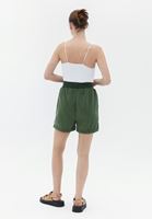 Bayan Haki Yüksek Bel Mini Şort ( TENCEL™ )