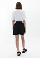 Bayan Siyah Yüksek Bel Mini Şort ( TENCEL™ )