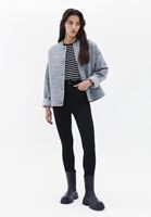 Bayan Siyah Ultra Yüksek Bel Skinny-Fit Pantolon