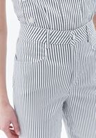 Bayan Çok Renkli Yüksek Bel Wide-Leg Pantolon