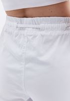 Bayan Beyaz Yüksek Bel Carrot-Fit Pantolon