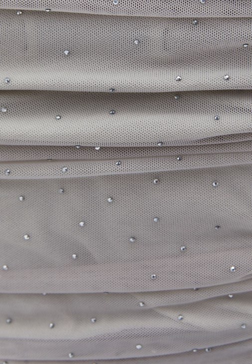 Taşlı Crop Top ve Pantolon Kombini