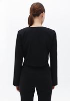 Asimetrik Kesim Bolero ve Pantolon Kombini