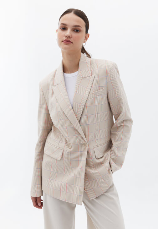 Oversize Ceket ve Wide-Leg Pantolon Kombini
