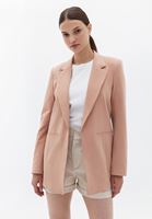 Bayan Pembe Klasik Kesim Blazer Ceket