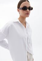 Women White Oversize Poplin Shirt