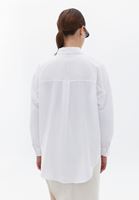 Women White Oversize Poplin Shirt