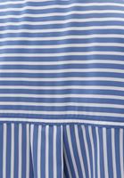 Bayan Mavi Oversize Cepli Gömlek