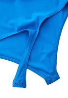 Bayan Mavi V Yaka Bodysuit