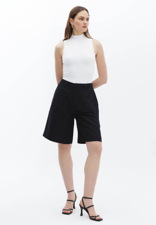 Tencel Atlet ve Tencel Şort Kombini