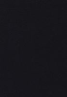 Bayan Siyah Keten Karışımlı Bermuda Şort ( TENCEL™ )