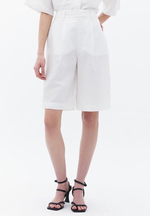 Halter Yaka Atlet ve Tencel Şort Kombini