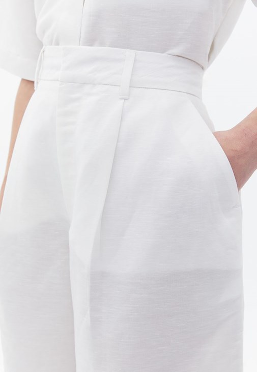 Halter Yaka Atlet ve Tencel Şort Kombini