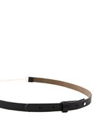 Bayan Siyah Zincir Detaylı Kemer