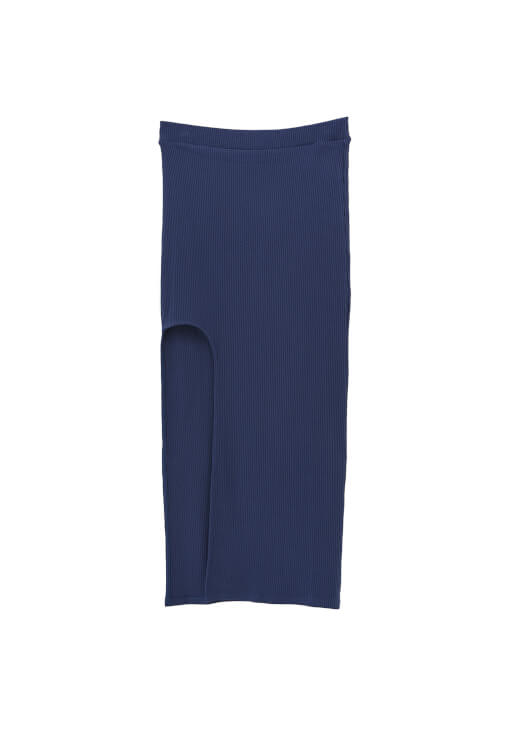 Yırtmaçlı Etek ve Crop Atlet Kombini