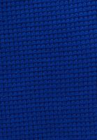 Bayan Mavi Polo Yaka Crop Tişört