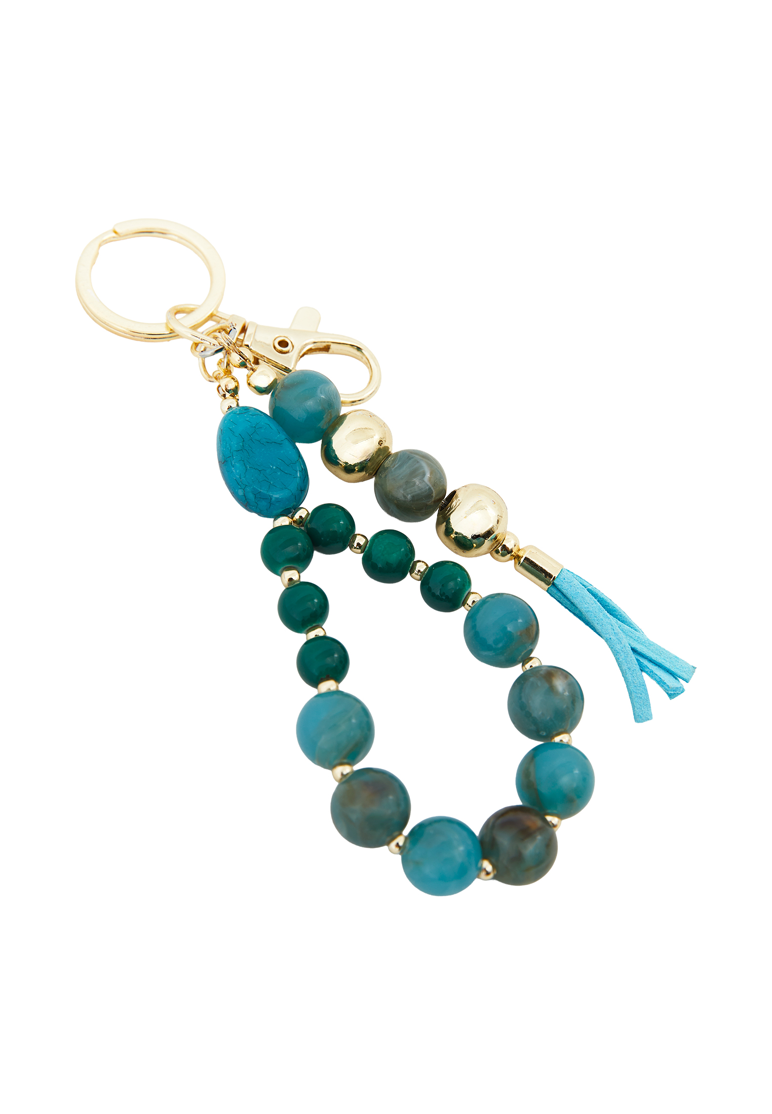 Yeşil Charm Detaylı Çanta Aksesuarı