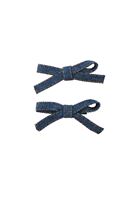 Bayan Mavi Denim Saç Tokası