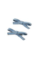 Bayan Mavi Denim Saç Tokası