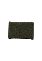 Bayan Yeşil Tokalı Süet Cüzdan