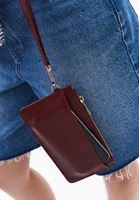 Bayan Bordo Kartlık Detaylı Cüzdan