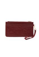 Bayan Bordo Kartlık Detaylı Cüzdan