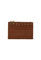 Bayan Kahverengi Zımba Detaylı Kartlık