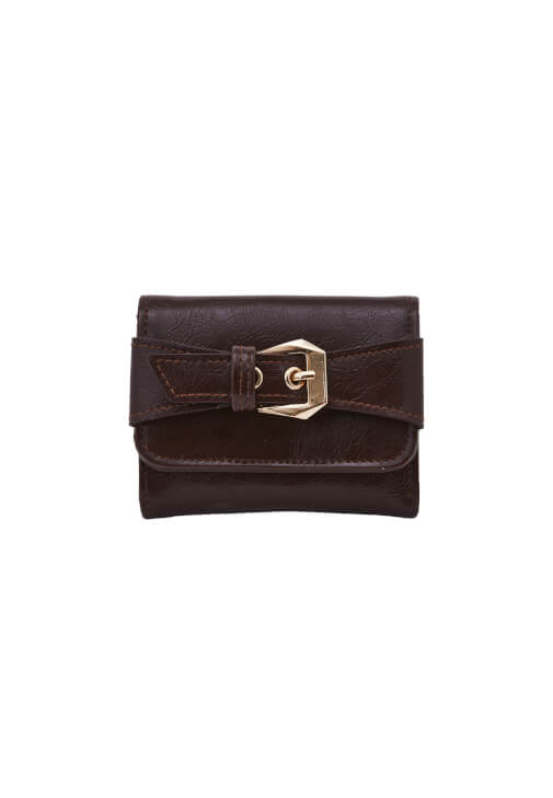Kahverengi Tokalı Cüzdan