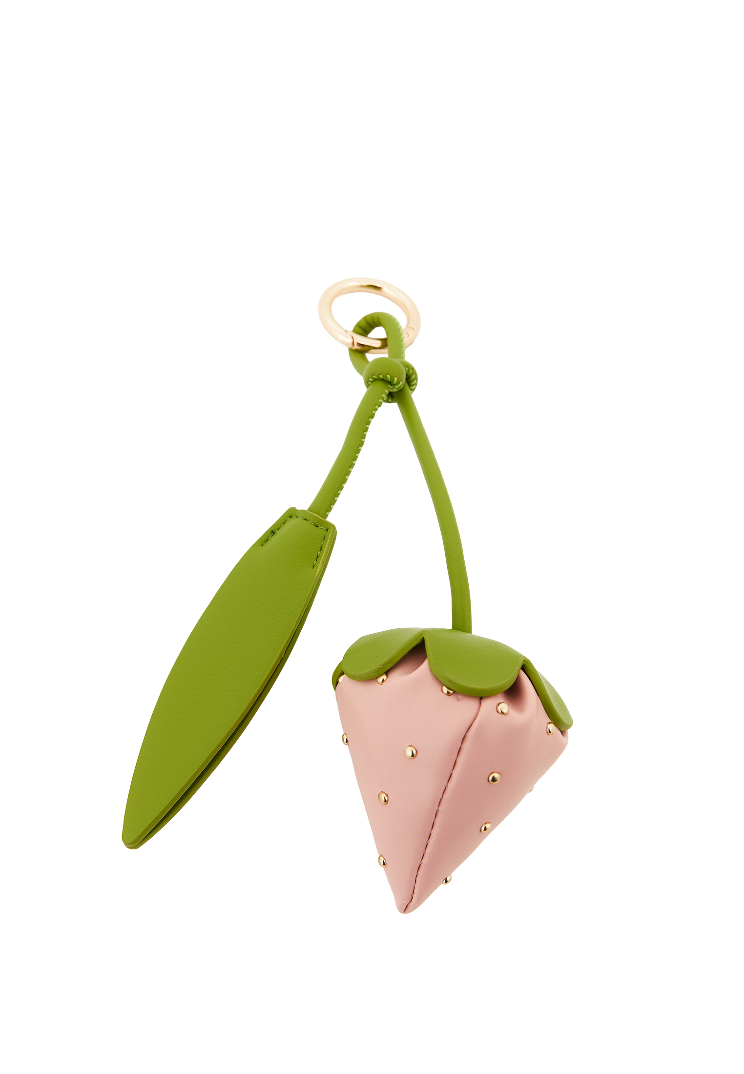 Pembe Charm Detaylı Çanta Aksesuarı