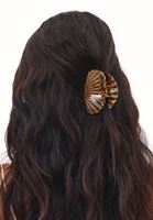 Bayan Kahverengi Mandal Saç Tokası