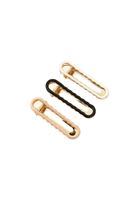 Bayan Siyah Çoklu Toka Seti